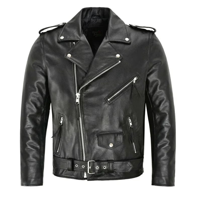 Casual Jackets Men PU Leather Streetwear Blazer Jacket Men Outerwear Motorcycle Fashion Slim Fit Leather CoatLeather Jacket