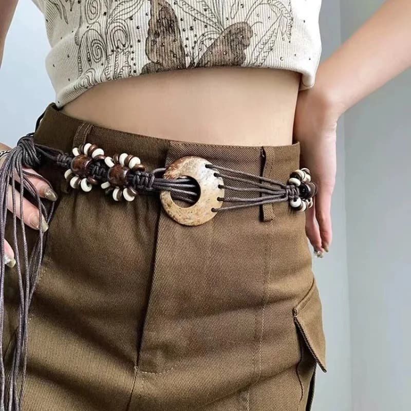 Belt for women 2024 new item, niche design, decorative waist chain, versatile retro matching, dress, jeans, belt