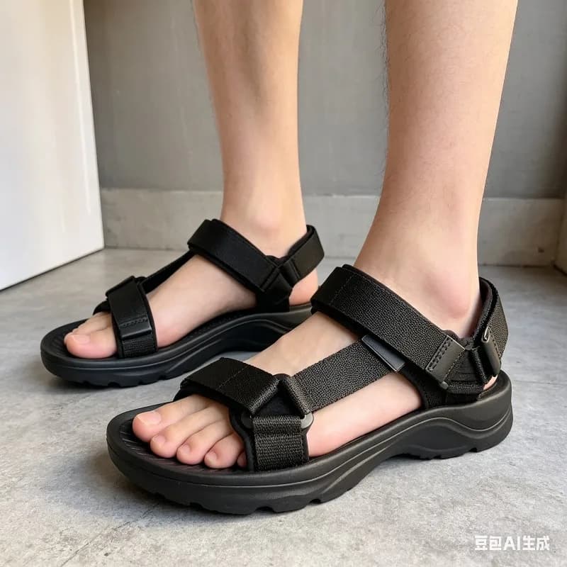 Men Sandals Summer Fashion Beach Holiday Sandals Men Shoes New Outdoor Sneakers Male Retro Comfortable Casual Sandals Men