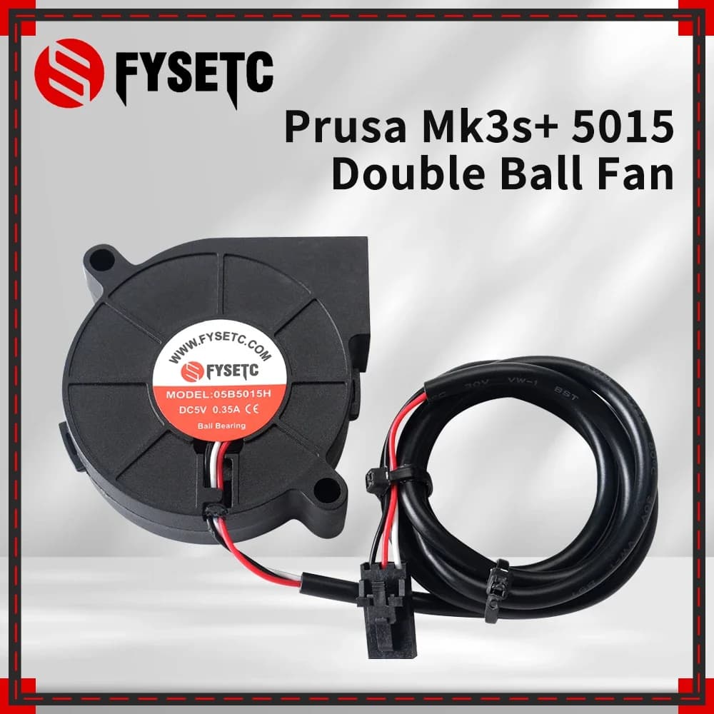 Prusa I3 MK3 3D Printer Parts DC 5V 5015 Blow Radial Cooling Fan Hydraulic Sleeve Bearing Front Print Fan Cooler Radiator