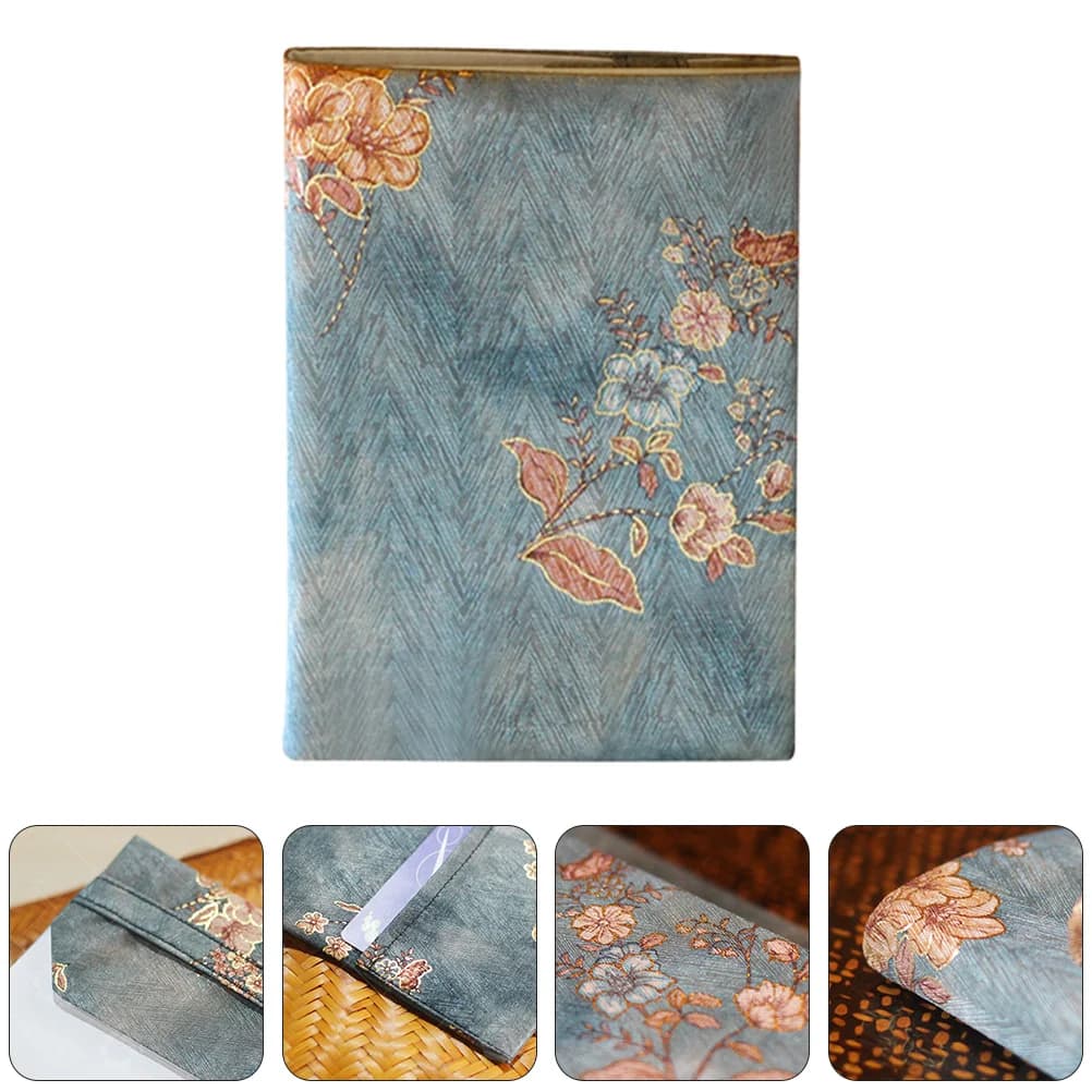 Book Cover Adjustable Notebook Protective Protector A5 Cotton Cloth Books