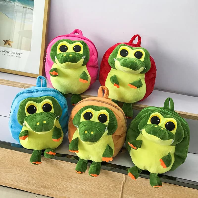 Kids Winter Plush School Bags Cute 3D Dinosaur Kindergarten Boy Girl Backpacks Cartoon Kids Should Bags Backpacks for Children