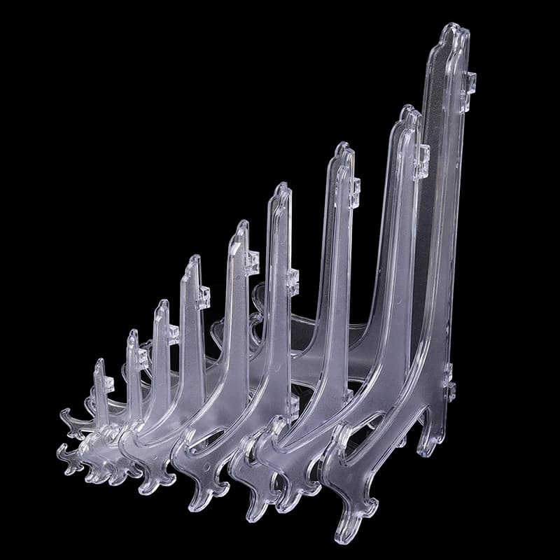 10PCS 3-7inch Portable Easels Plate Holders Display Stand Stander Picture Frame Photo Tools Display Dish Rack Home Decor