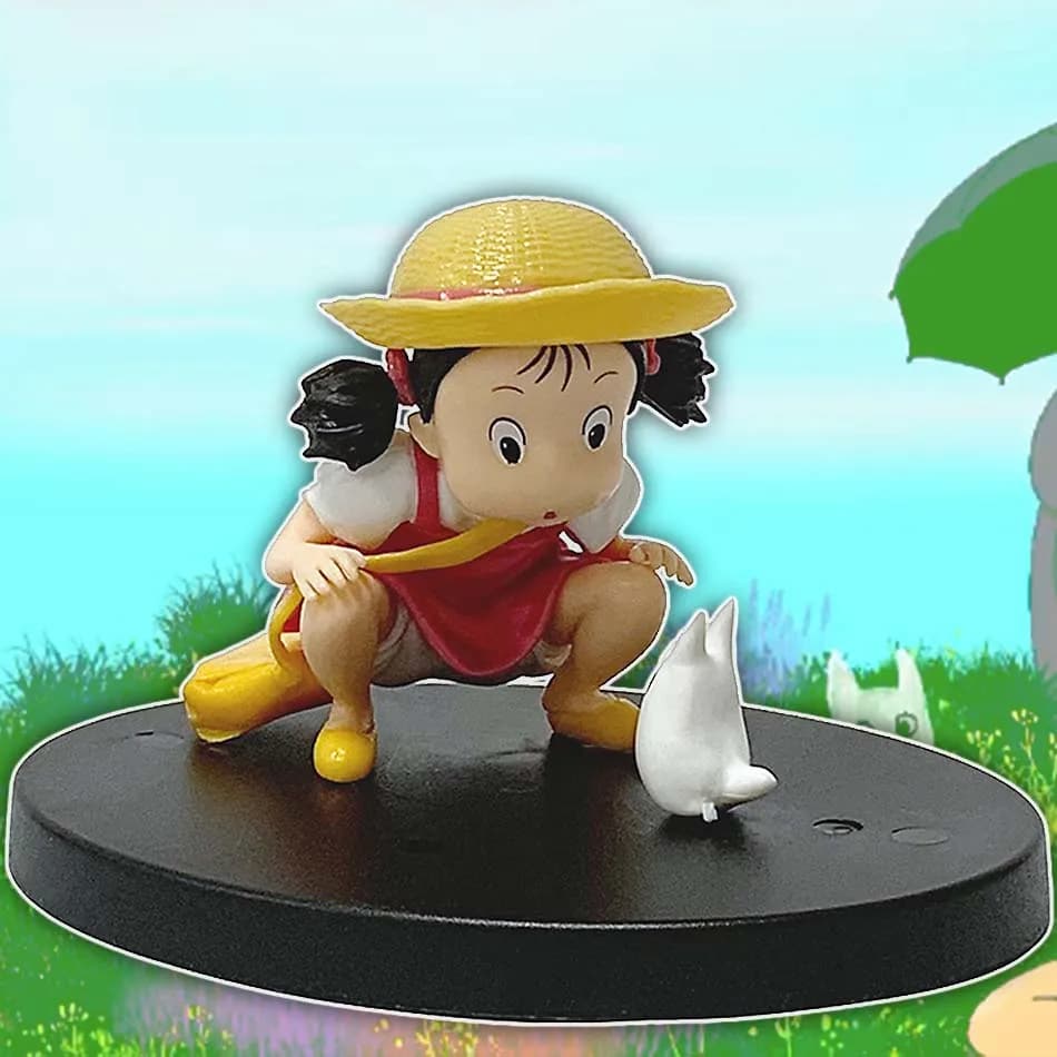 Anime Miyazaki Hayao Series Totoro Figure Mini Statue Cute Toys Room Ornaments Pvc Figures Toy Kid Gifts Collecctibles