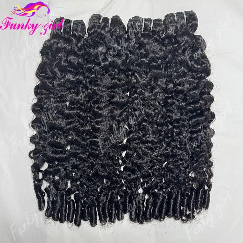 12A Burmese Curly Bundles Human Hair Unprocessed Quick Weave Hair Water Wave 3 Bundles Brazilian Spiral Curls Natural Bundles