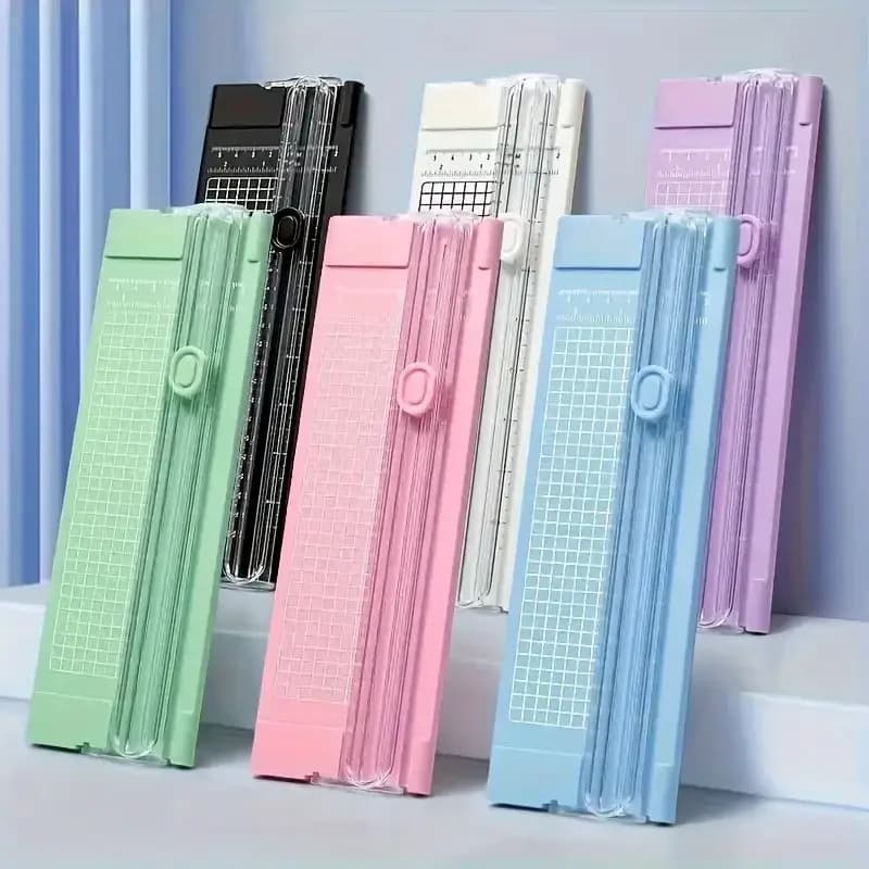 Back-to-School Paper Cutter - A4/A5 Stylish Scissors for Scrapbooking, Office & Crafts, Durable All-Season Tool