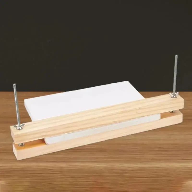 1set Wooden Book Press Multifunctional Portable Bookbinding Machine Home Binding Tool Set