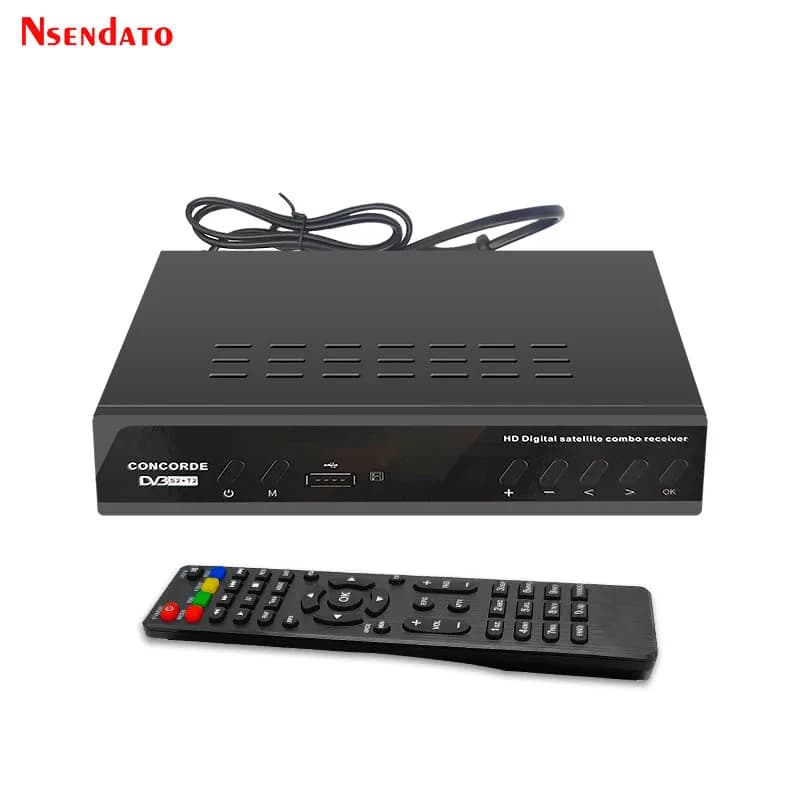 DVB T2 S2 Combo Digital Terrestrial Satellite TV Receiver Support PVR Full HD DVB-T2 DVB-S2 Combo For TV Teceiver
