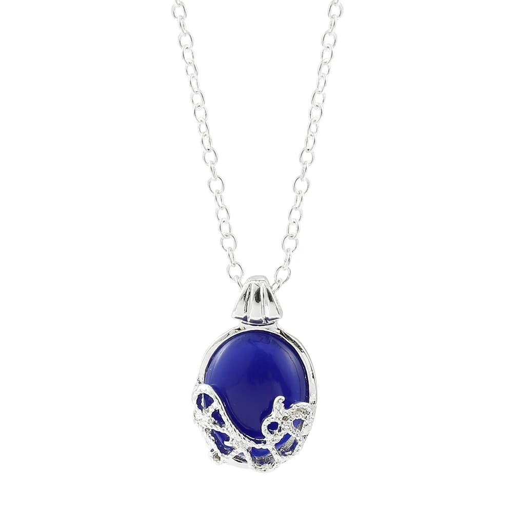 Popular Movie Fashion Necklace Elena Gilbert Vervain Romantic Crystal Pendant Necklace For Women Charm Jewelry Gifts