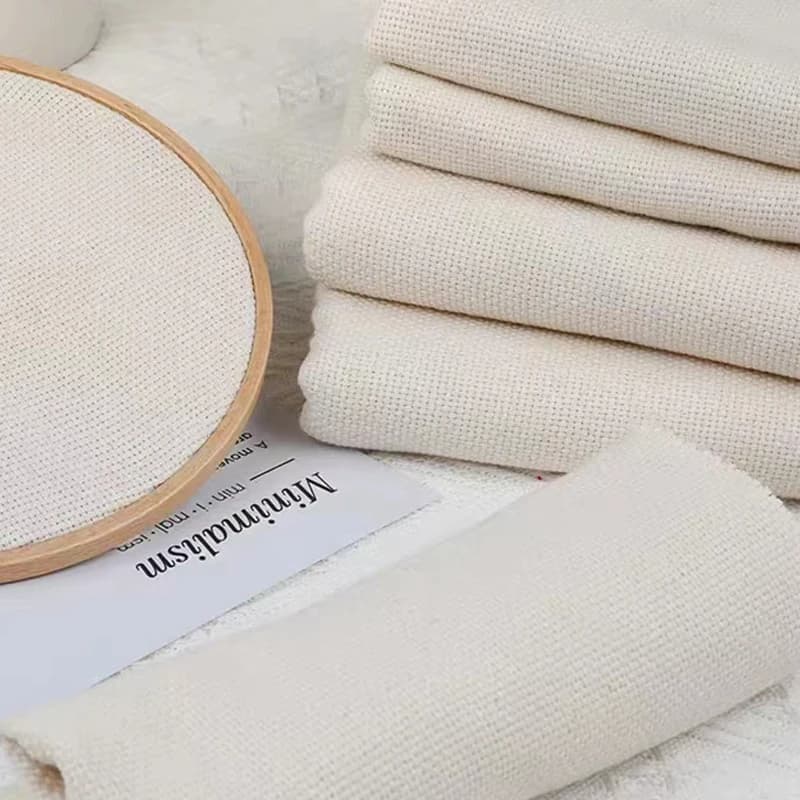 Punch Needle Craft Cloth Monk Cloth Cotton Embroidery Needlework Fabric DIY Needlework Pen Handmade Crafts Magic Pen Accessory