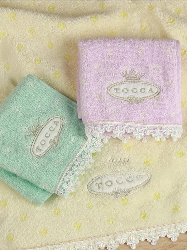 New Pure Cotton Soft Absorbent Towel Face Towel Large Square Handkerchief with Waterdrop Pattern Embroidery Home Textile
