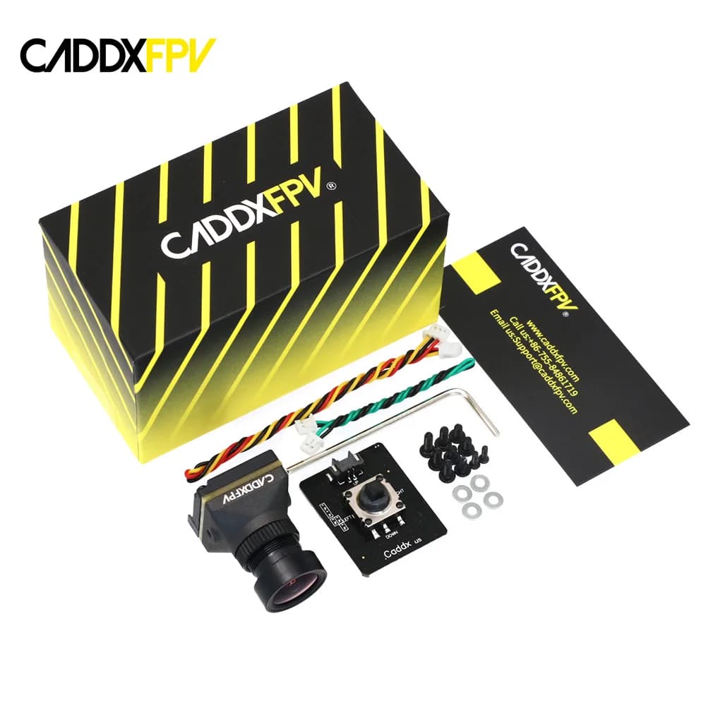 CADDX Ratel Pro Analog Camera Super WDR 1500TVL FOV125°FPV Camera For RC Freestyle Racing Drone Camera