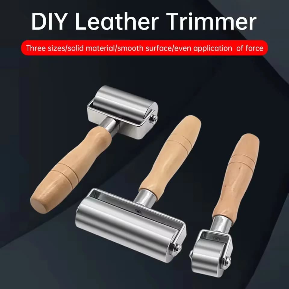 1PC Leather Glue Laminating Roller Leather Press Edge Roller Platen Tools for Craft DIY Laminating Tool for Leather Craft