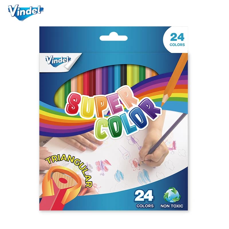 Colored Pencils , Kids Pencils Set, Arts & Crafts Supplies, Coloring Book Pencils, Stocking Stuffers for Kids, Ages 3+