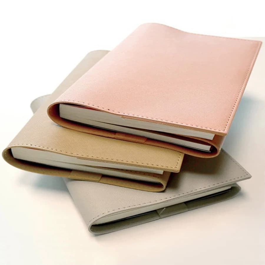 Personalized Custom Pu Leather Book Cover Bookmark Simple Notebook Leather Cover Can Hold Bibles And Give Gifts To Friends