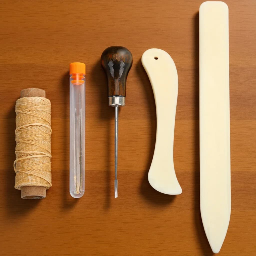 Portable DIY Working Kit Comprehensive Bookbinding Tools Sewing Kit Supplies Book Binding Set Book Binding