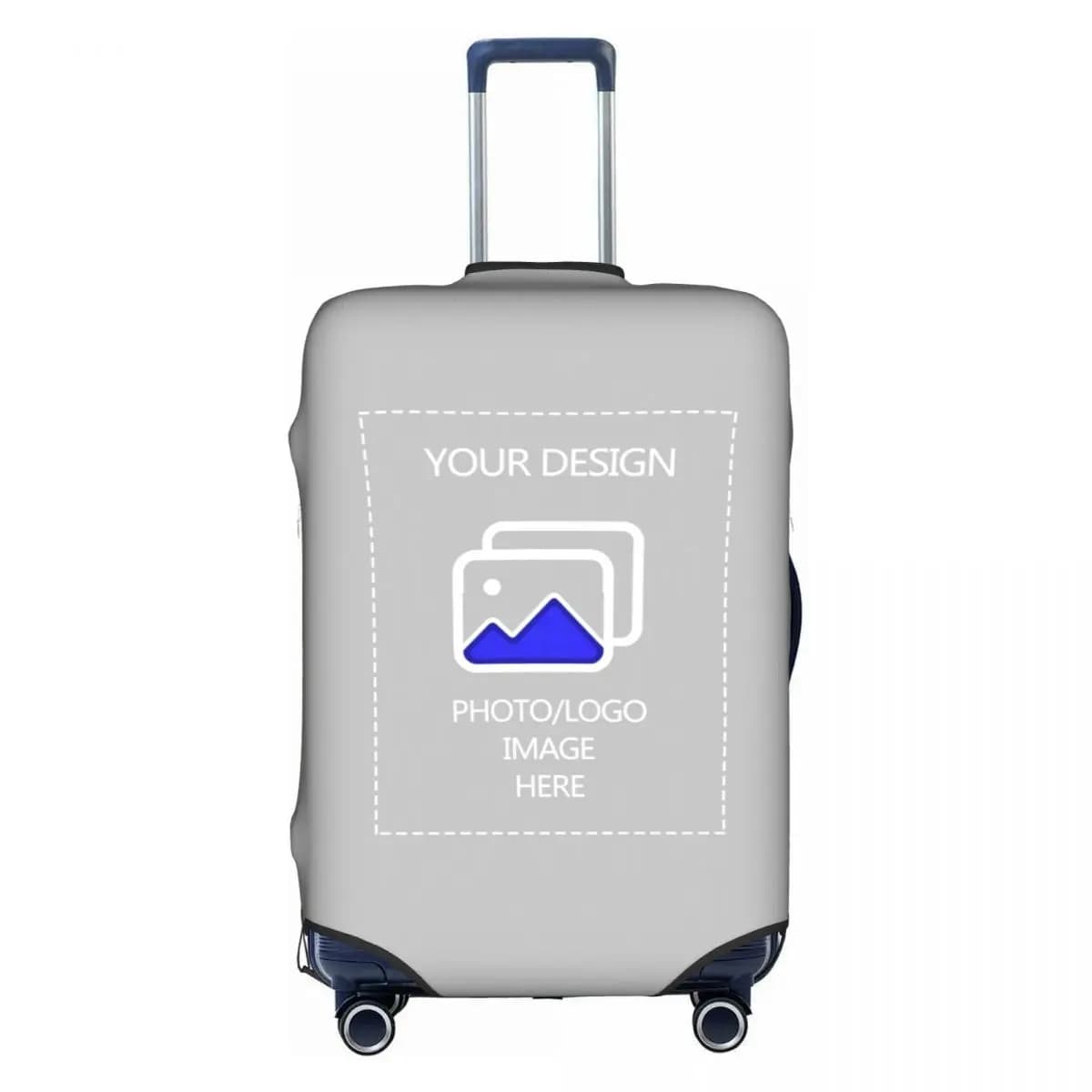 Custom Customize Logo Luggage Cover Elastic Your Design Here Travel Suitcase Protective Covers Suit For 18-32 inch