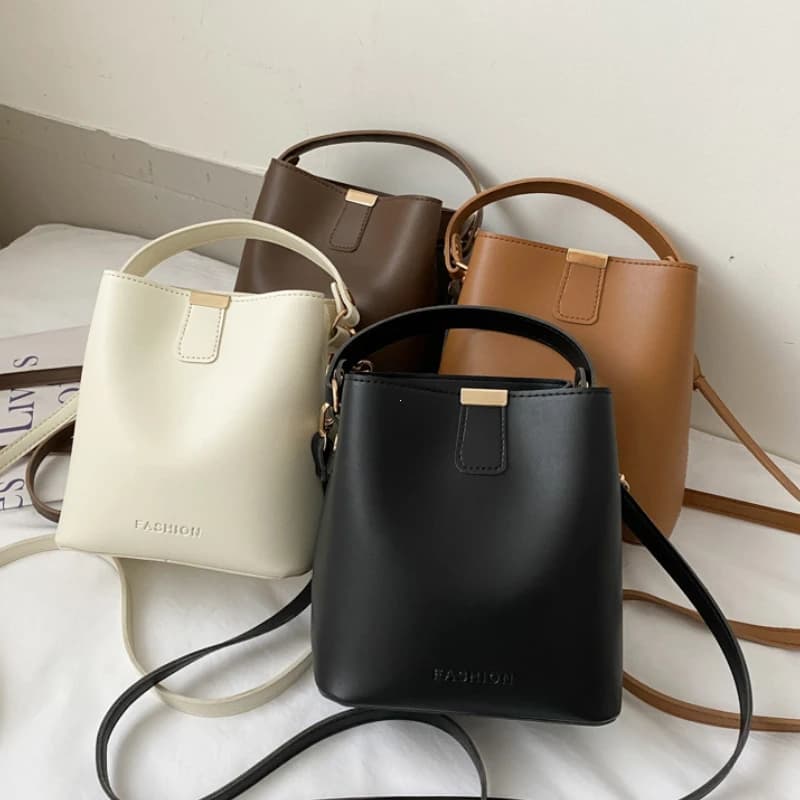 Women PU Leather Handbag Casual Tote Bag Lady Messenger Shoulder Bag Brand Design Female Totes Bolsa Black