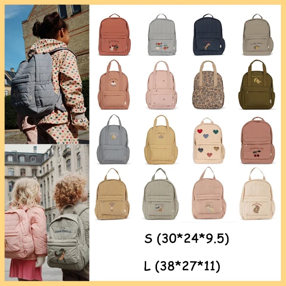 KS Brand Baby Boys And Girls Schoolbag Student Backpack Item Kindergarten Bags Children Shoulder Bag Teenager Traveling Bags