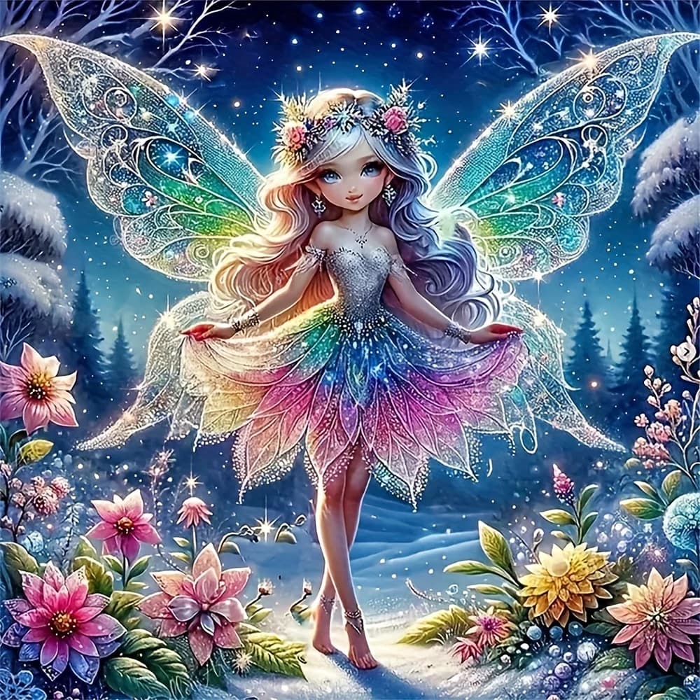 DIY 5D Diamond Painting Kit for Adults - Full Drill Round Diamond Art, Cartoon Theme - Acrylic Craft Set for Home Wall Decor