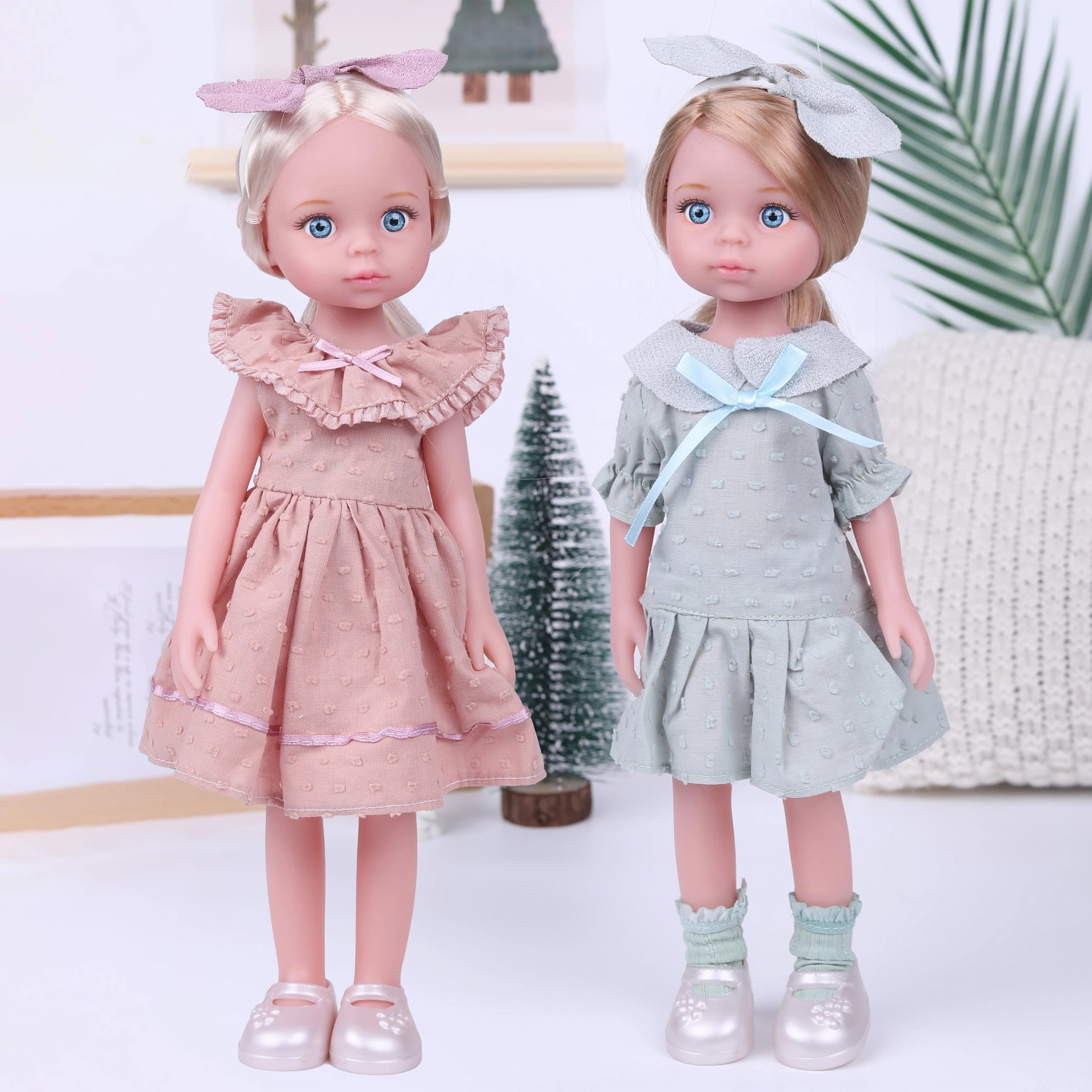 Realistic 14 Inch Baby Doll Girls Toys,Figures Collect Toys Birthday Gifts for Children