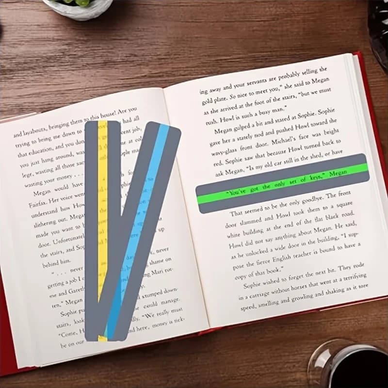 Guided Reading Strips And Highlighter Strips, Home Learning Reading Aids, Tools for Reading Difficulties, Reading Challenges