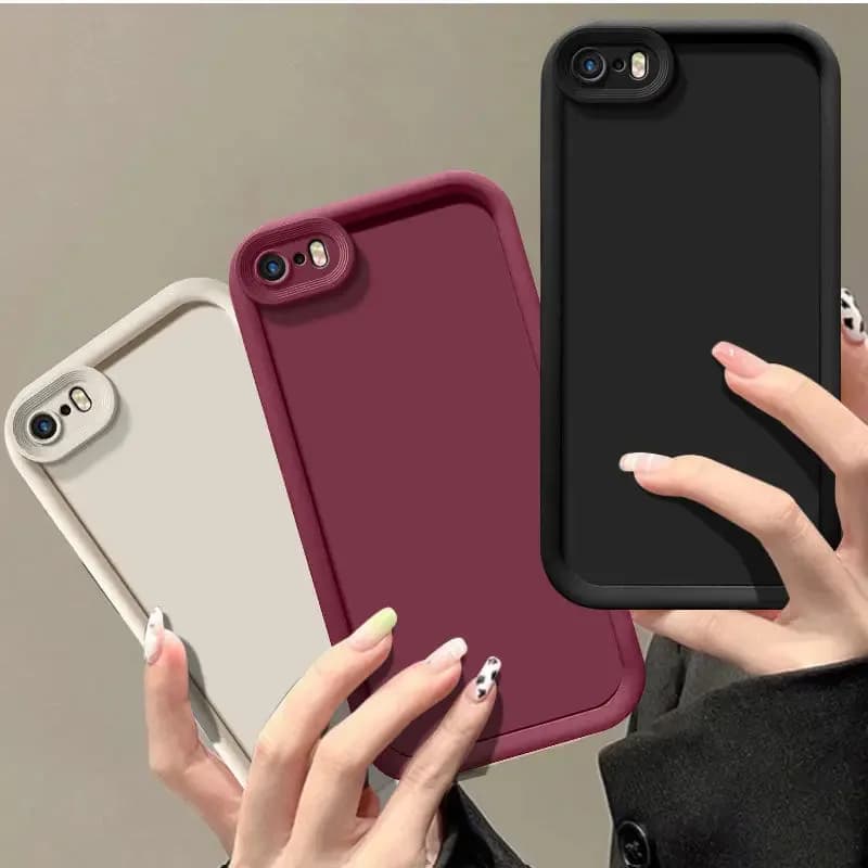 For iPhone 5 Case For Apple 5S SE Mobile Phone Cases Matte Back Cover Skin Feel Protection Shockproof Carcase Funda Shells Capa