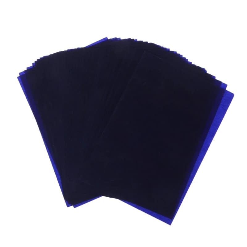 50 Sheets Double Sided Carbon Copier Stencil Transfer Paper Stationery Supplies Wholesale