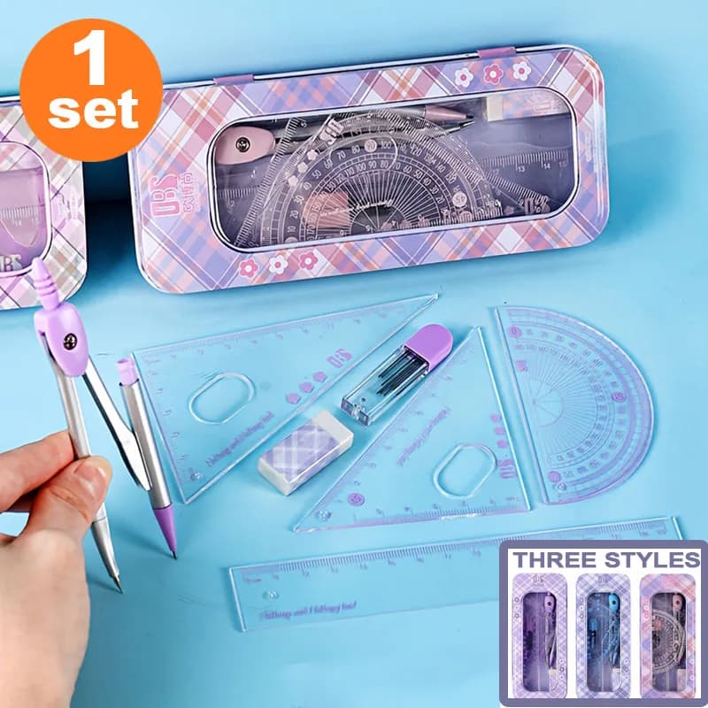 1 Set of Rulers, Flexible and Not Easy to Break, with Clear Scales for Accurate Measurement, Suitable for Students, Exams, Study, Office, Drawing, and Measuring Stationery