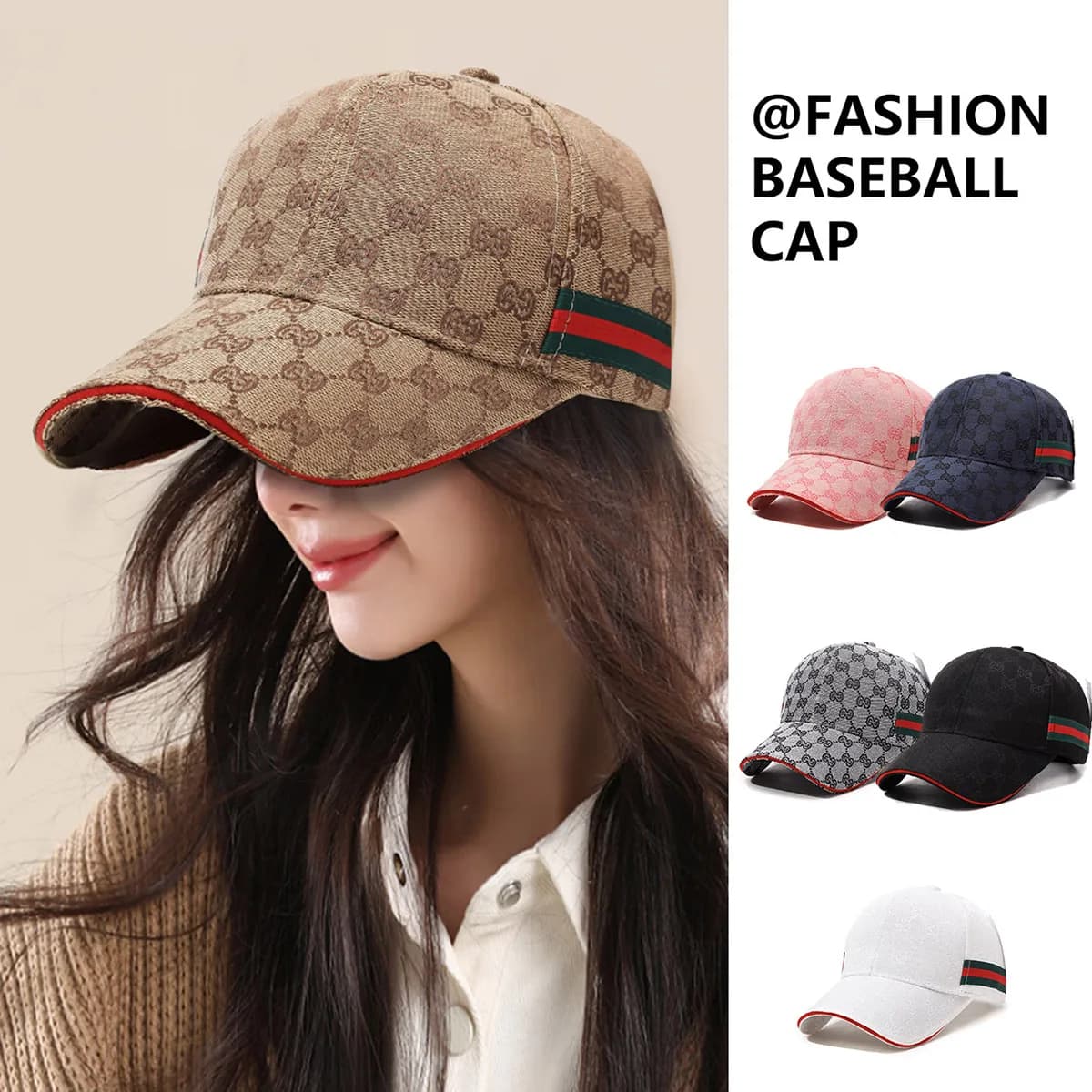 Hats Women's Sports Fashion Outdoor Baseball Caps Men's Embroidered Letter Caps Show Face Slimming Sun Protection Sun Hats