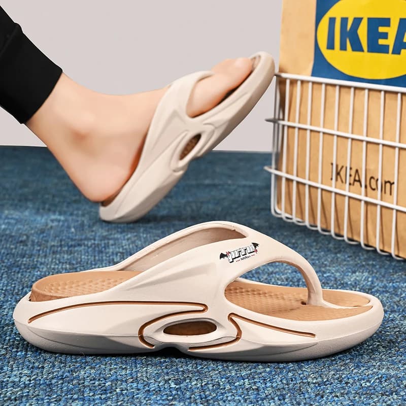 2025 New Mens Fashion Flip-flops Male Soft Slippers Comfortable Massage Summer Shoes Stylish Men Outdoor Sport Slippers Hot Sale