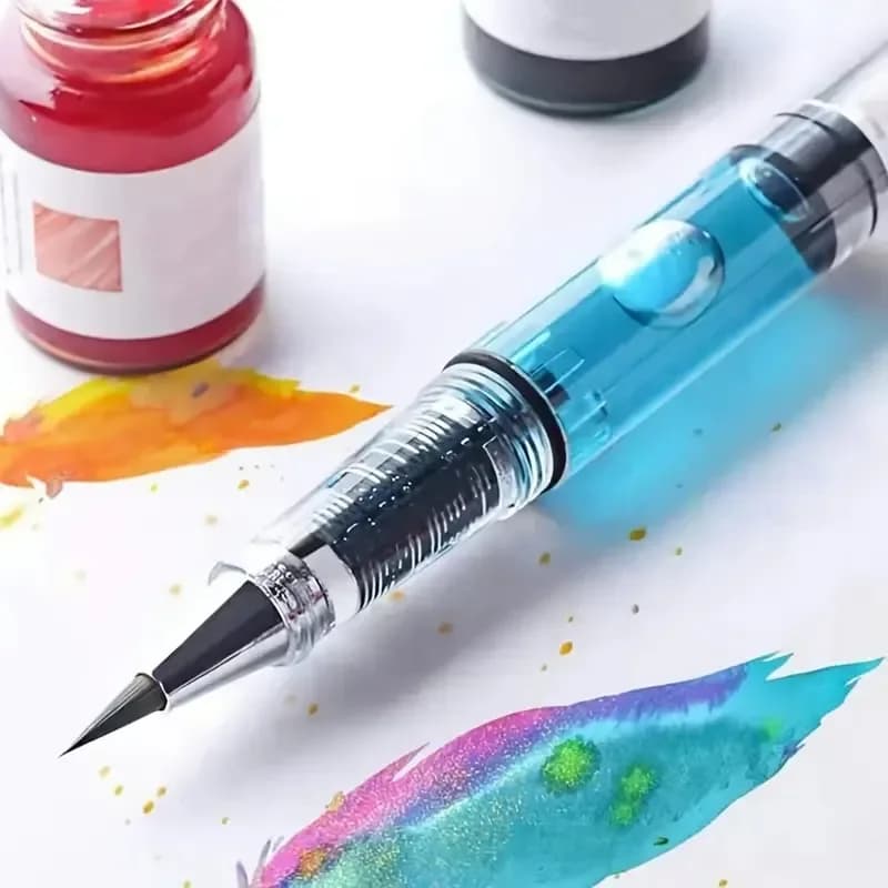 Color piston brushes, watercolor brushes, self-priming paint pens (mix your own paint) for painting, calligraphy and coloring