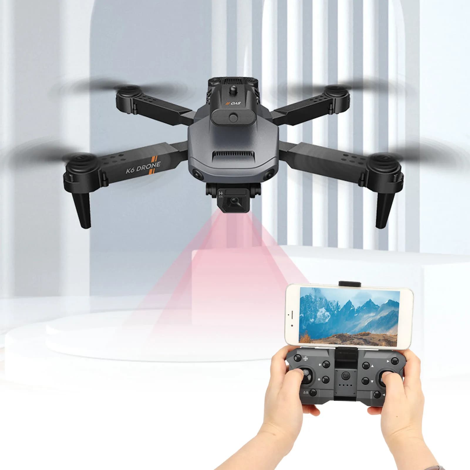 4K HD Camera Drone Four Way Obstacle Avoidance Drone 4K HD 50x Zoom Foldable Camera Quadcopter For People Over 14 Years Old
