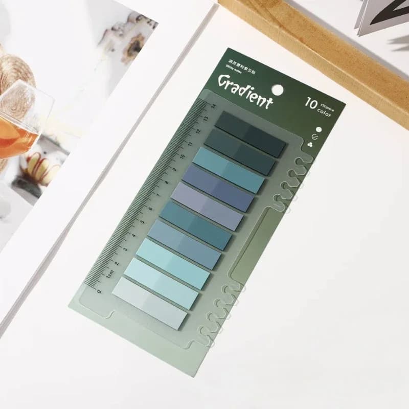 200 Sheets Transparent Sticky Notes Self-Adhesive for Books - Reading Annotation Notepad Bookmarks Memo Pad Index Tabs