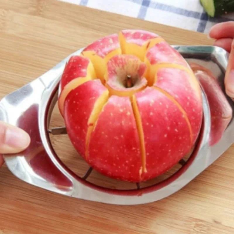 Kitchen Gadgets Stainless Steel Comfort Handle Divider Apple Cutter Vegetable Fruit Tools Household Fruit Divider Separator